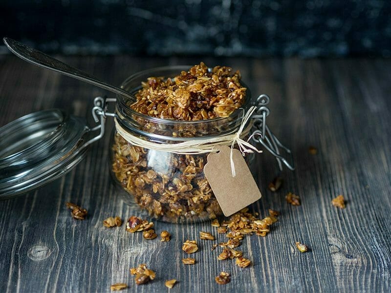 Granola dattes et banane au Thermomix