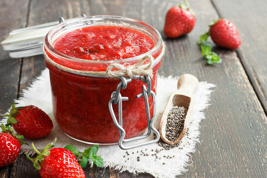 Crufiture de fraises au Thermomix Cookomix