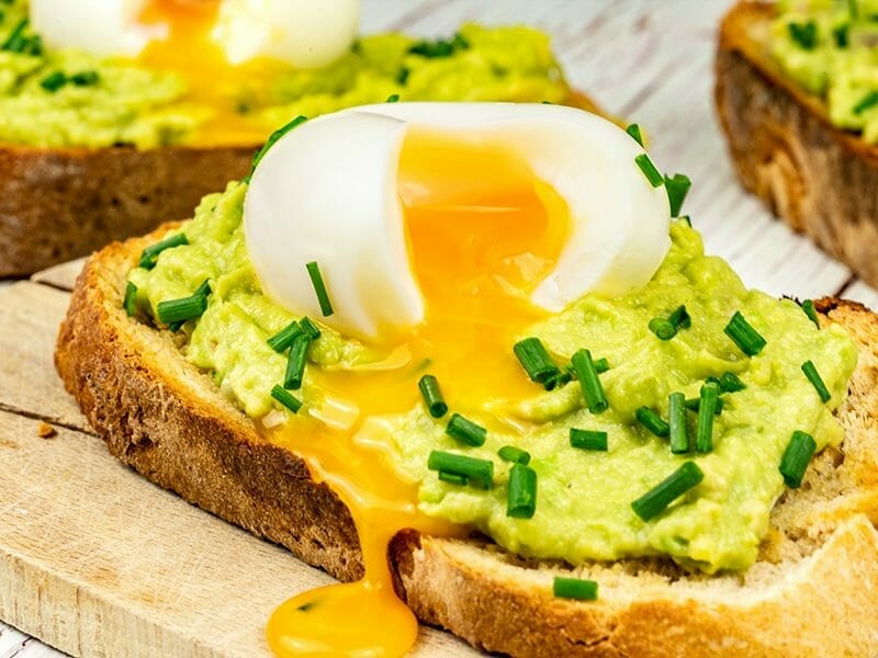 Tartine avocat et oeuf mollet au Thermomix