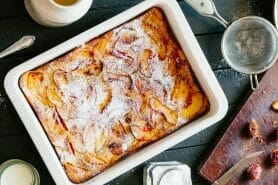 Clafoutis aux pêches au Thermomix