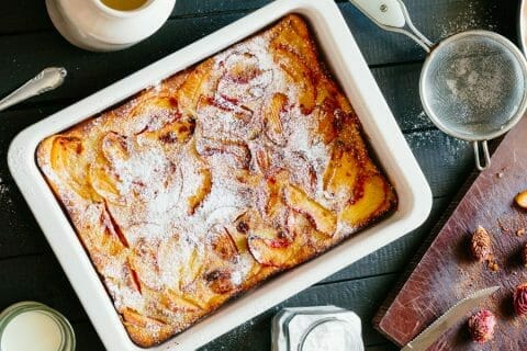 Clafoutis aux pêches