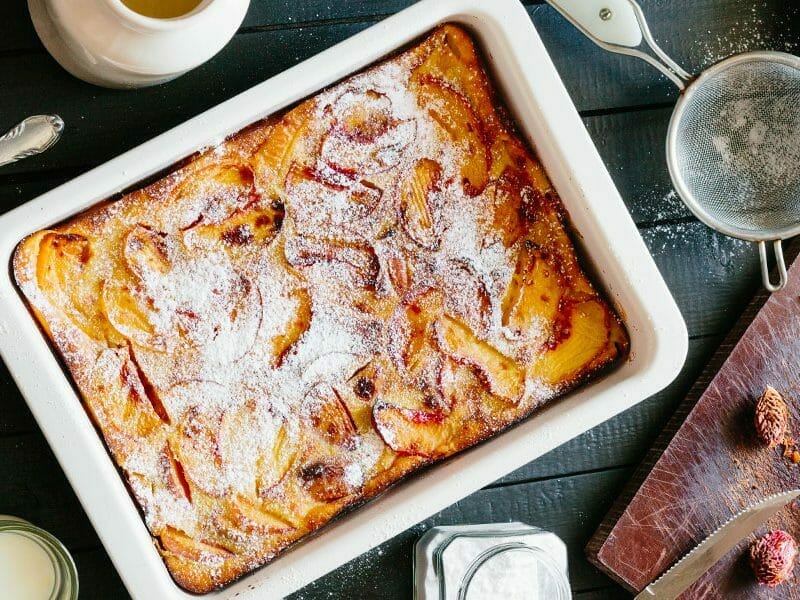 Clafoutis aux pêches au Thermomix