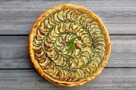 Tarte courgettes et ricotta au Thermomix