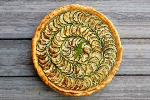 Tarte courgettes et ricotta