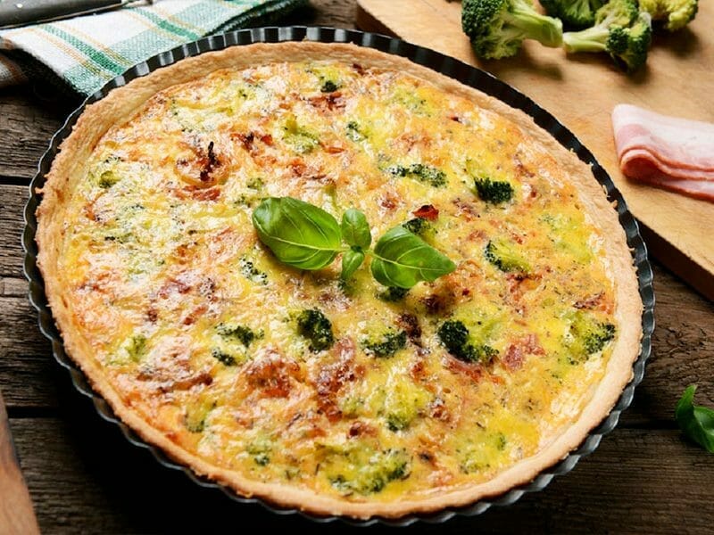 Quiche au brocoli et jambon au Thermomix