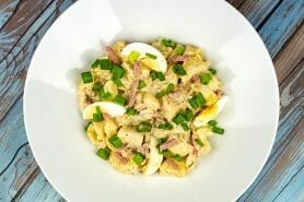 Salade de pommes de terre au bacon au Thermomix