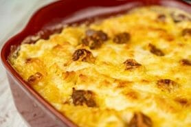 Gratin de torsades aux merguez au Thermomix