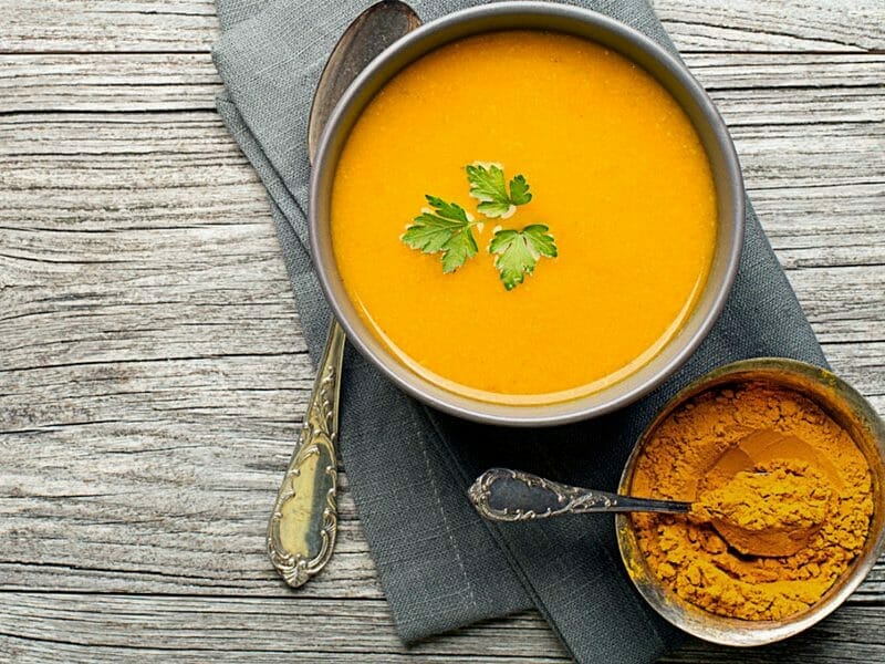 Potage coco butternut au garam masala au Thermomix