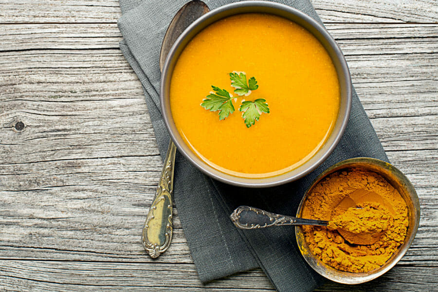 Potage coco butternut au garam masala au Thermomix - Cookomix