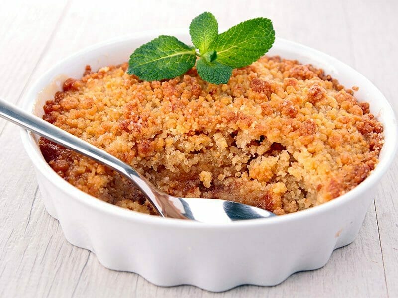 Crumble au kaki au Thermomix