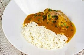 Filet mignon de porc au lait de coco au Thermomix