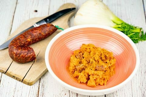 Fondue de fenouil au chorizo