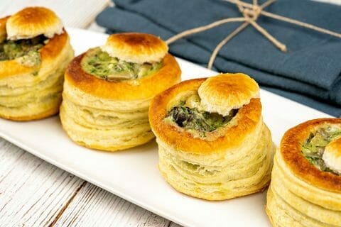 Feuilletés aux escargots