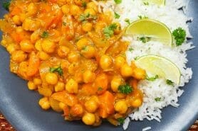 Curry de pois chiches au lait de coco au Thermomix