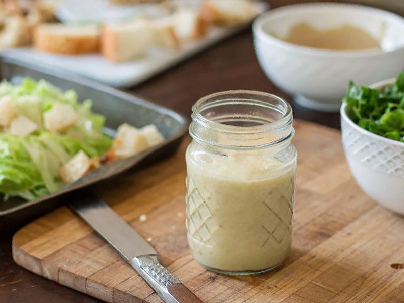 Sauce salade au parmesan au Thermomix