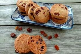 Sablés aux raisins secs et au rhum au Thermomix