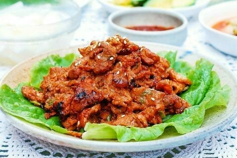 Dwaeji Bulgogi – Porc épicé à la coréenne