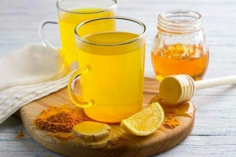 Infusion citron, gingembre et miel