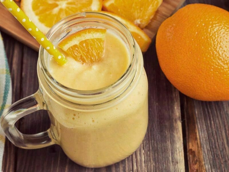 Smoothie orange, pomme et banane au Thermomix