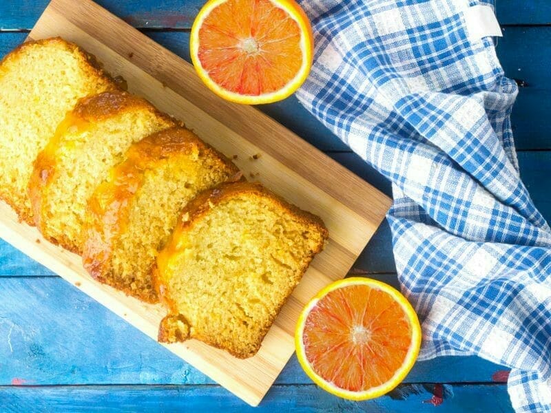 Cake à l’orange sanguine au Thermomix