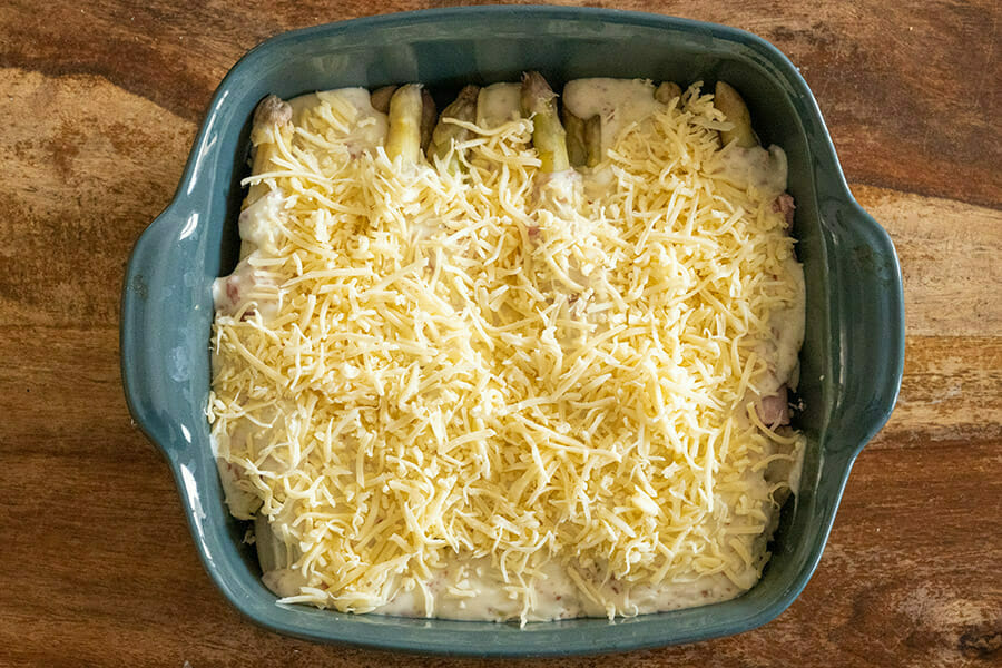 asperges sous la béchamel