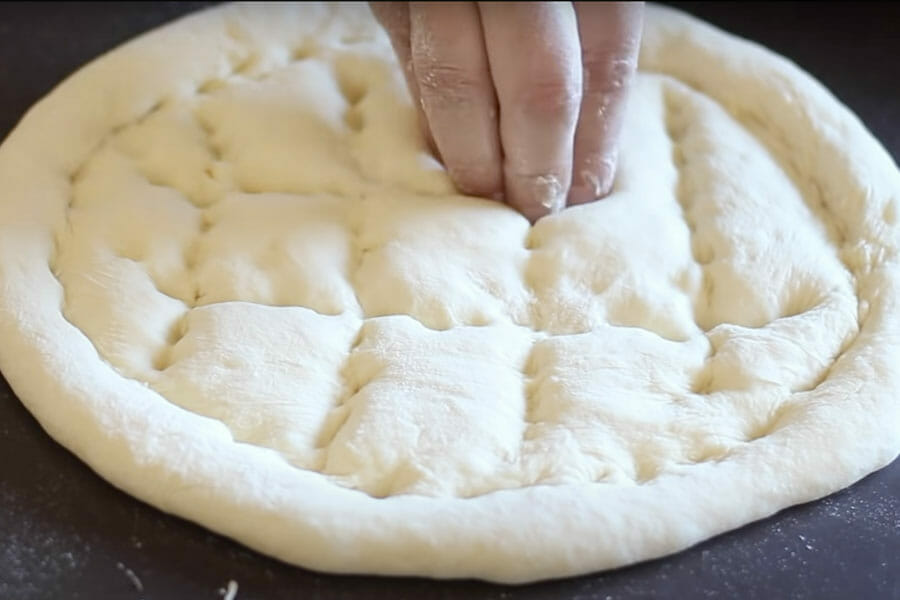 Tracer la pate avec les doigts