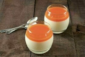 Panna cotta au sirop de pamplemousse au Thermomix