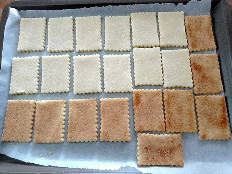 Découpe des biscuits