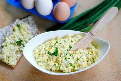 Tartinade d’oeufs durs