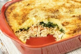 Parmentier de saumon aux épinards au Thermomix