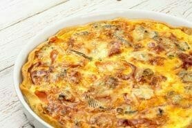 Tarte gorgonzola et jambon de Parme au Thermomix