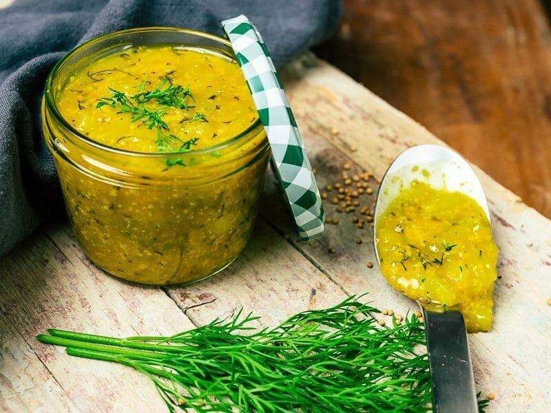 Relish aux concombres au Thermomix