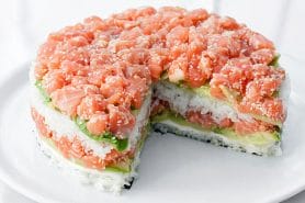 Sushi cake au Thermomix