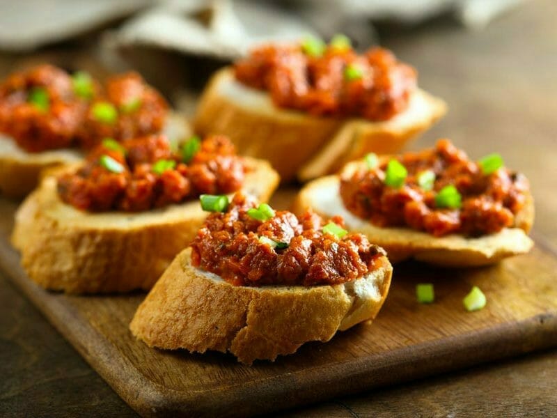 Tartinade d’aubergines et tomates au Thermomix