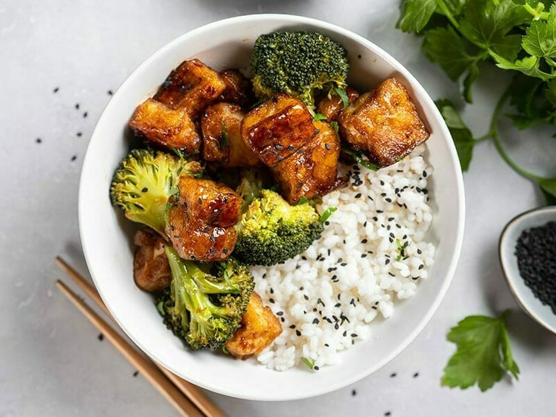 Tofu sauté aux graines de sésame au Thermomix