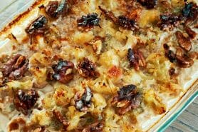 Gratin de chou-fleur au gorgonzola et aux noix au Thermomix