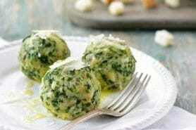 Boulettes d’épinards et parmesan au Thermomix