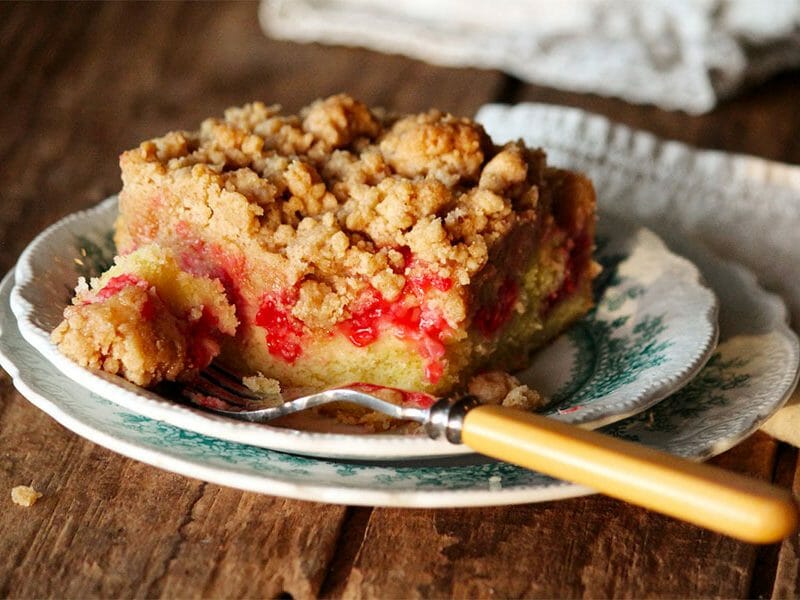 Crumb cake framboises au Thermomix