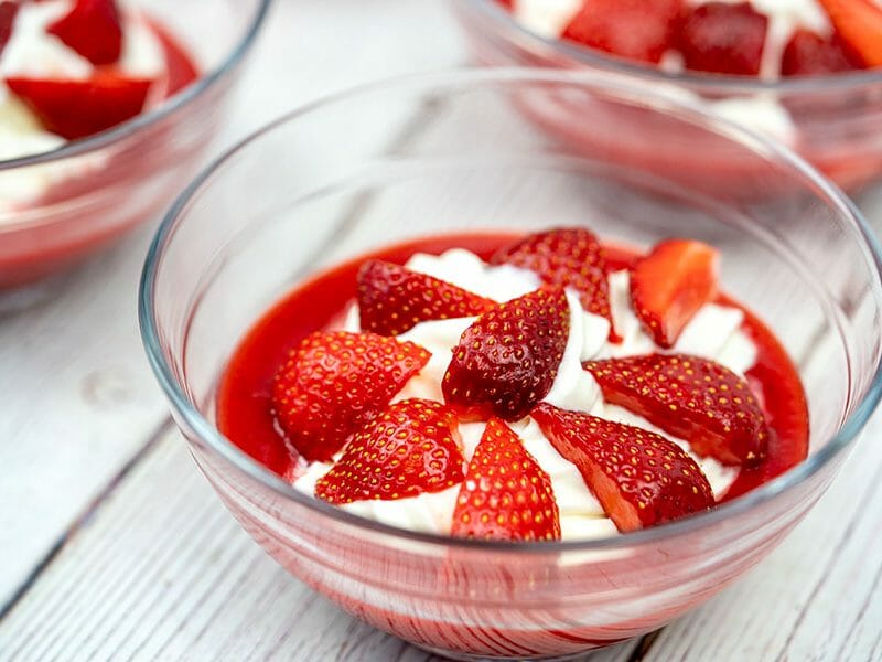 Fraises melba au Thermomix