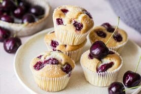 Muffins aux cerises au Thermomix