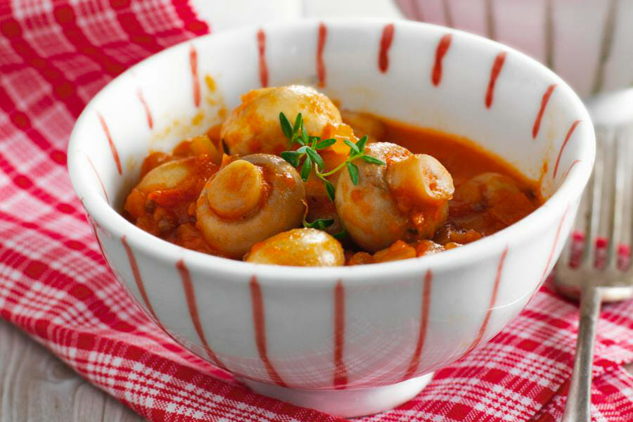 Champignons à la grecque au Thermomix - Cookomix