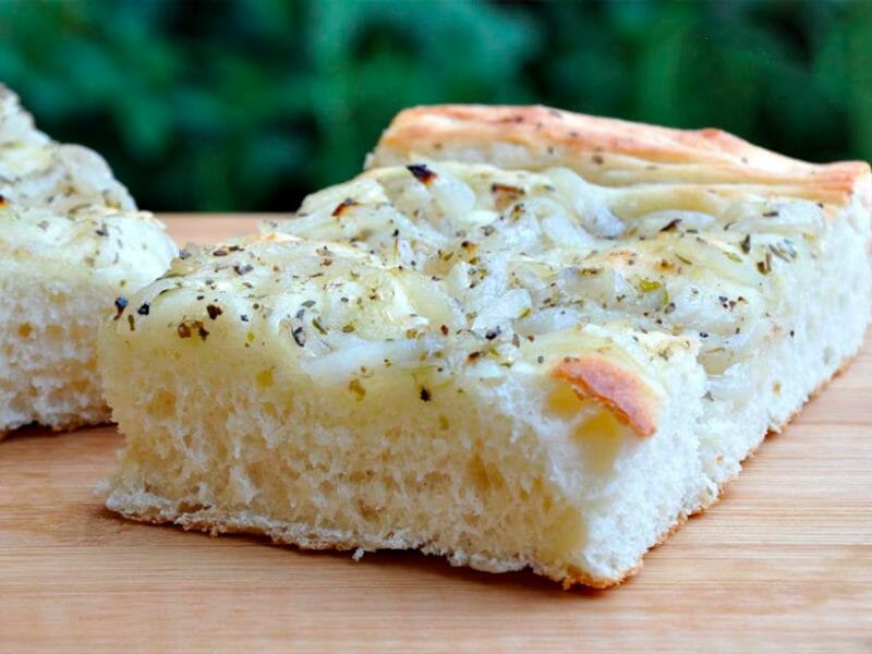 Focaccia aux oignons au Thermomix