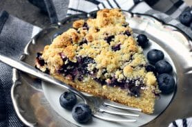 Tarte aux myrtilles façon crumble au Thermomix