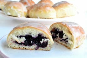 Petits pains polonais aux myrtilles au Thermomix