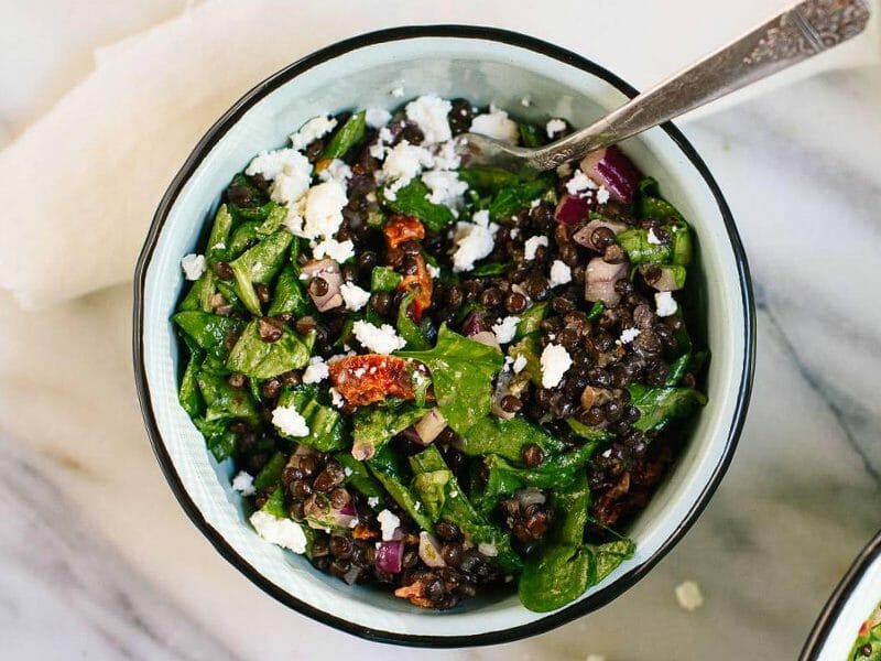 Salade de lentilles à la grecque au Thermomix