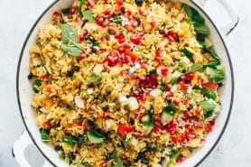 Salade de riz arc-en-ciel au Thermomix