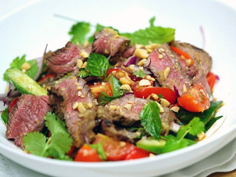 Salade thaï au boeuf au Thermomix