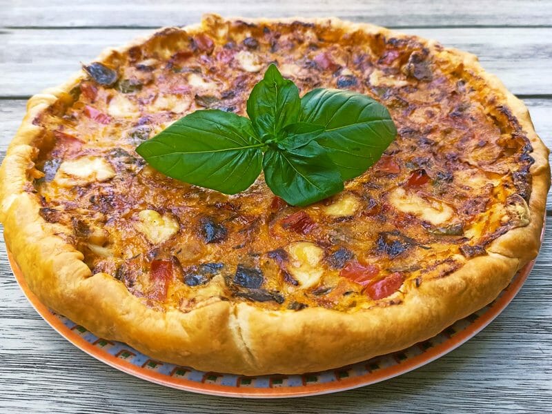 Tarte salée aux légumes d’été au Thermomix