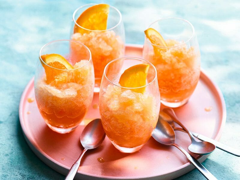 Granité Aperol Spritz au Thermomix