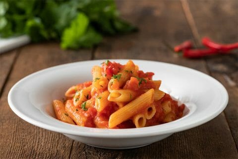 Penne sauce arrabbiata